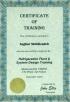 Certificate of Training